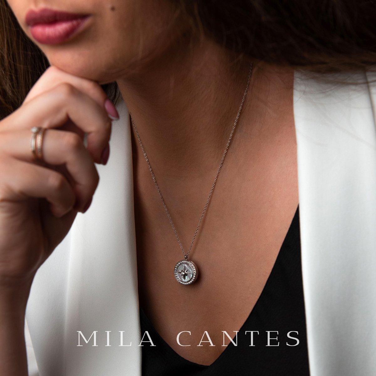 LUNA LOCKET | My Baby | Sterling Silver - MILA CANTES